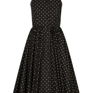 Dolce & Gabbana polka-dot cotton midi dress