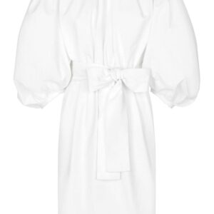 Dolce & Gabbana puff-sleeve cotton dress