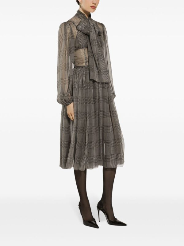 Dolce & Gabbana   check-pattern dress - Image 3