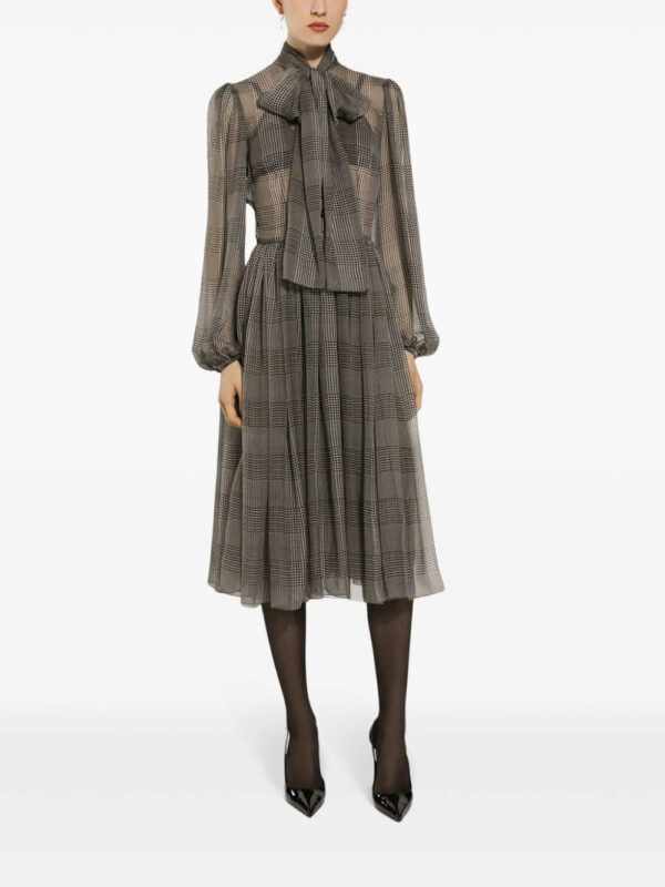 Dolce & Gabbana   check-pattern dress - Image 2