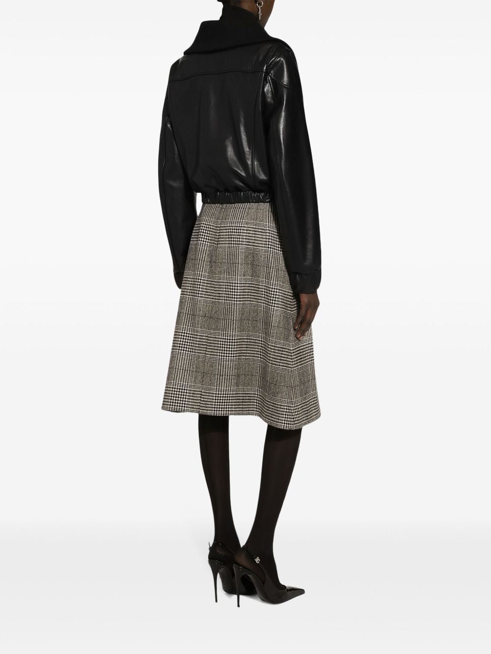 Dolce & Gabbana leather biker jacket - Image 4