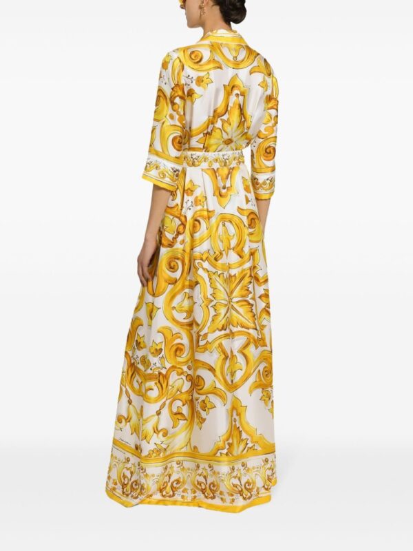 Dolce & Gabbana Majolica silk maxi dress - Image 3