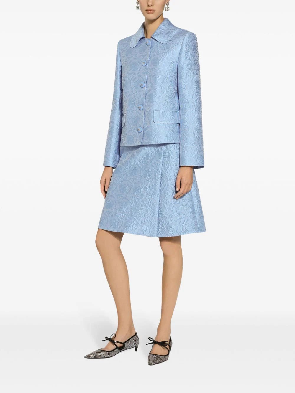 Dolce & Gabbana jacquard buttoned jacket - Image 2