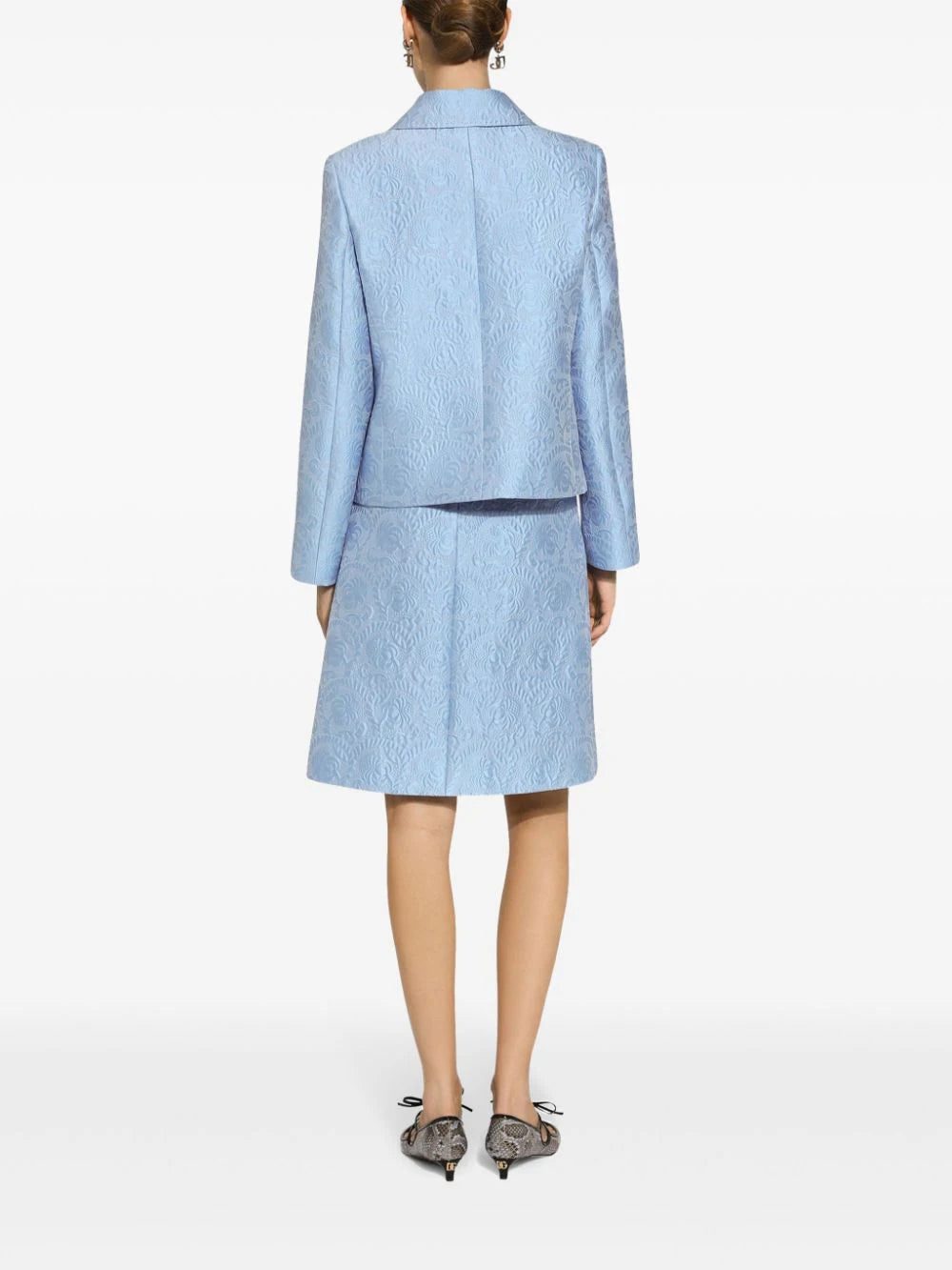 Dolce & Gabbana jacquard buttoned jacket - Image 4