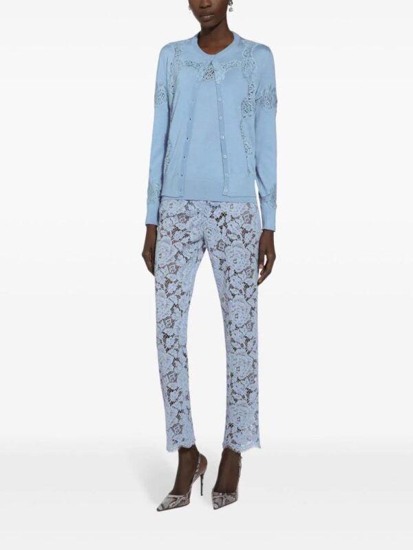 Dolce & Gabbana  embroidered lace trousers - Image 3