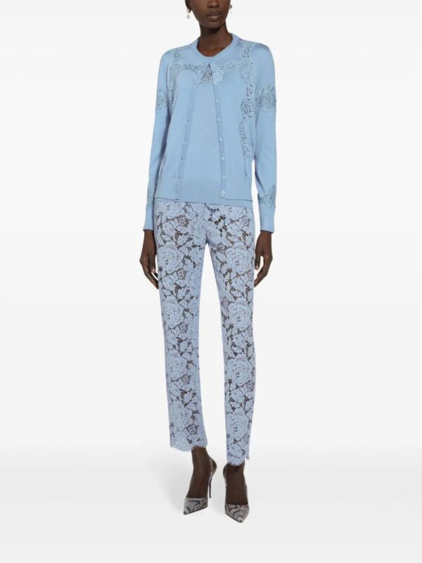 Dolce & Gabbana  embroidered lace trousers - Image 2