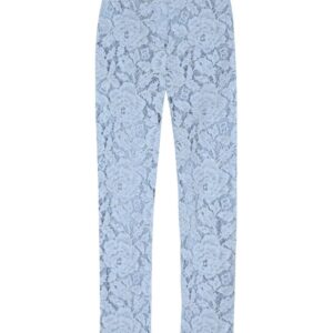 Dolce & Gabbana  embroidered lace trousers