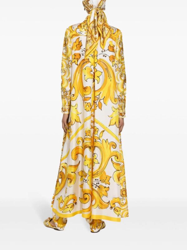 Dolce & Gabbana  drawstring-waist silk track pants - Image 4