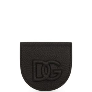 Dolce & Gabbana logo-embossed coin pouch
