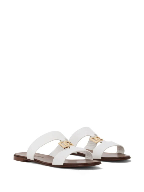 Dolce & Gabbana  Bianca leather sandals - Image 2