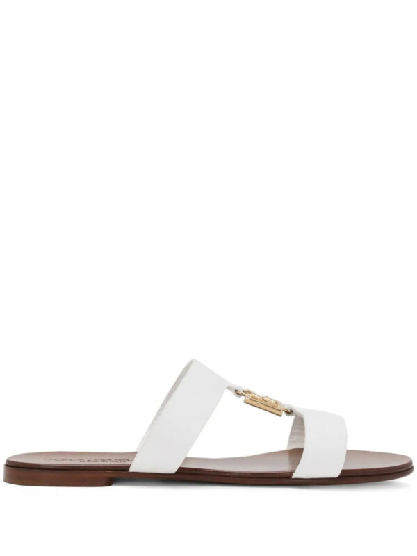 Dolce & Gabbana  Bianca leather sandals