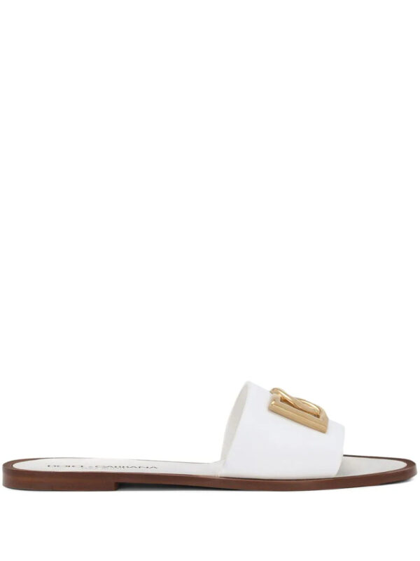 Dolce & Gabbana  DG-logo leather sandals