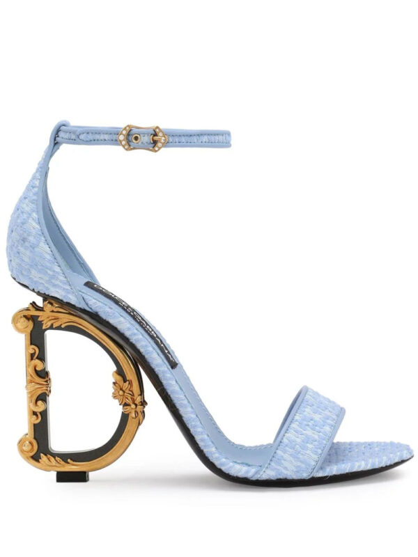 Dolce & Gabbana  DG heel denim sandals