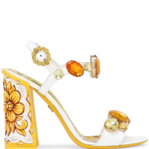 Dolce & Gabbana  105mm Keira leather sandals