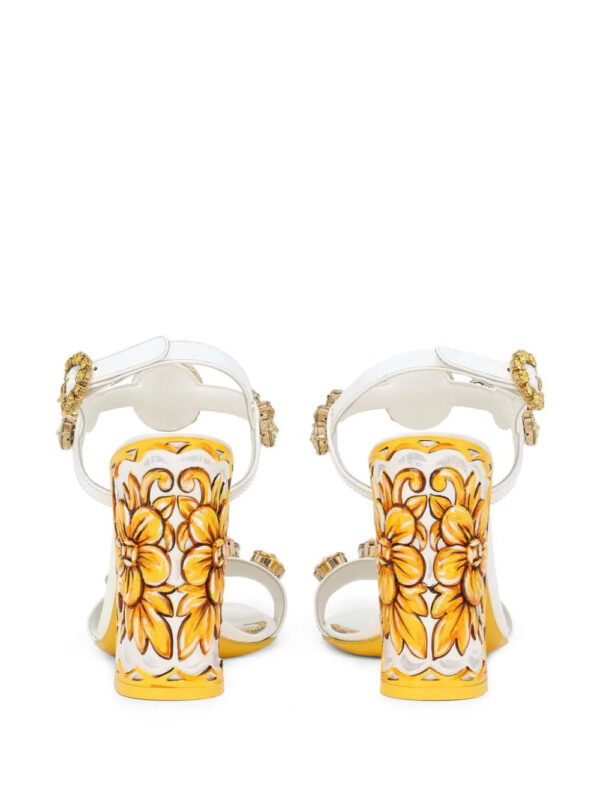 Dolce & Gabbana  105mm Keira leather sandals - Image 3
