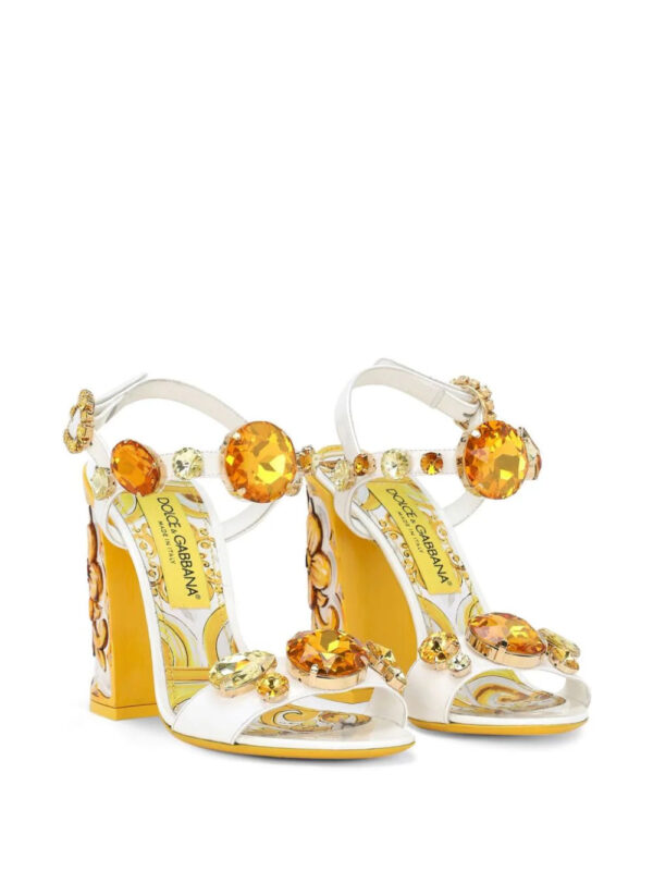 Dolce & Gabbana  105mm Keira leather sandals - Image 2