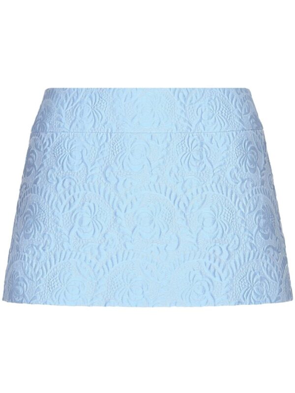 Dolce & Gabbana  fitted brocade mini skirt