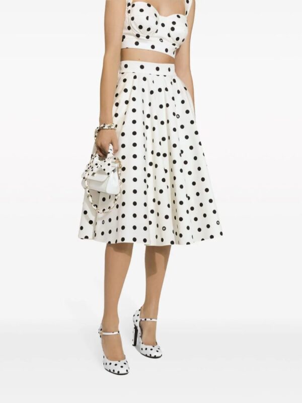 Dolce & Gabbana  polka-dot midi skirt - Image 3
