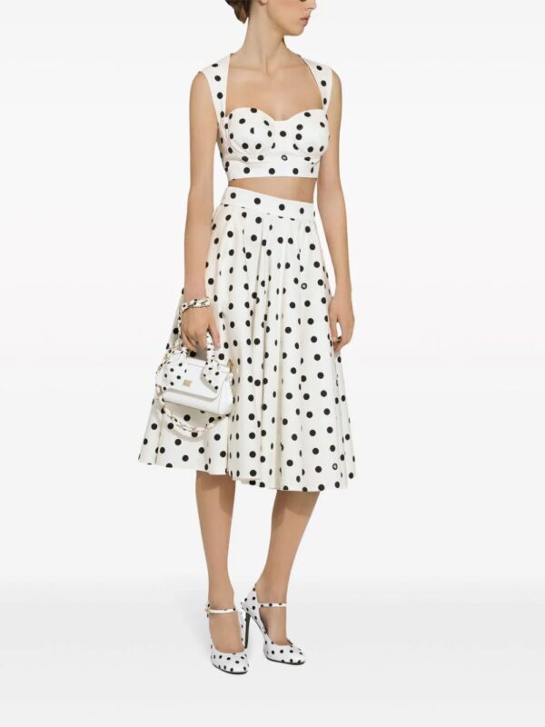 Dolce & Gabbana  polka-dot midi skirt - Image 2