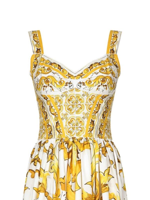 Dolce & Gabbana Majolica cotton maxi dress - Image 2