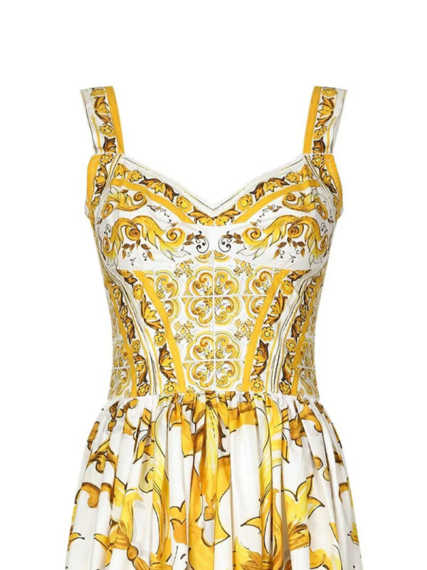 Dolce & Gabbana  Majolica cotton maxi dress - Image 2
