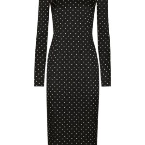 Dolce & Gabbana polka-dot midi dress