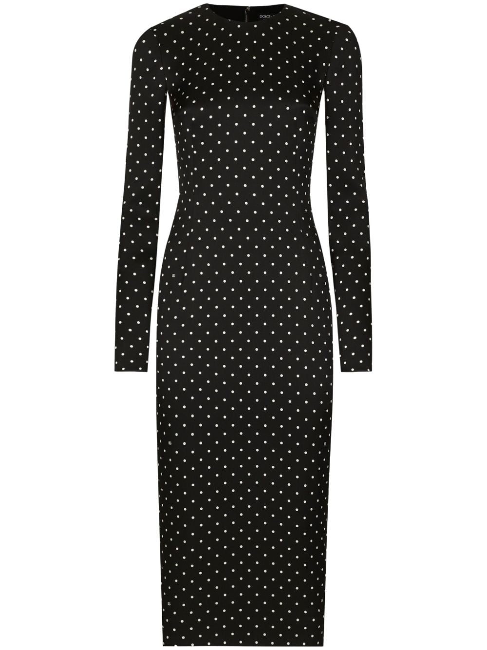 Dolce & Gabbana polka-dot midi dress