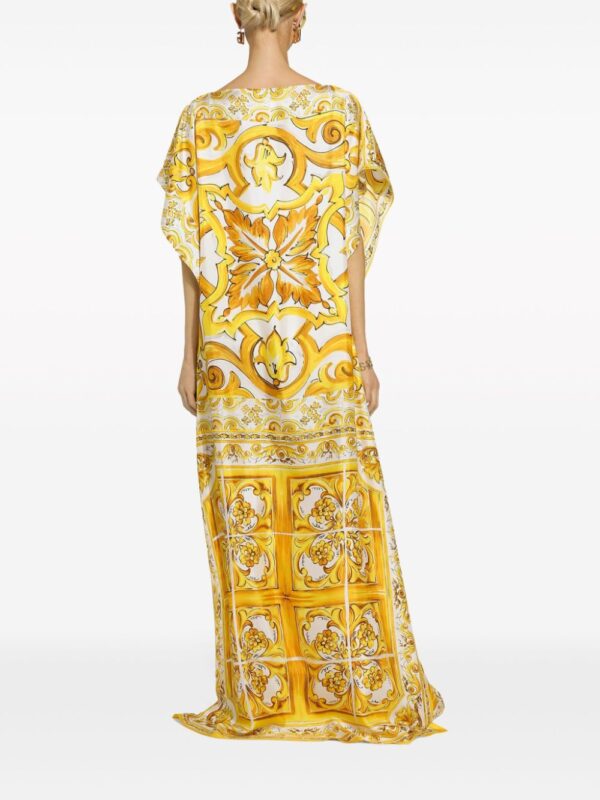 Dolce & Gabbana Majolica silk maxi dress - Image 3