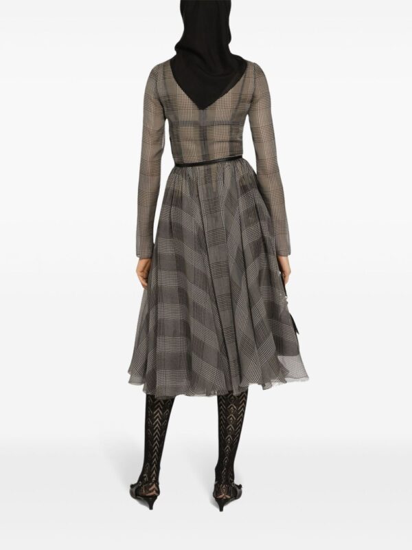 Dolce & Gabbana  check-pattern dress - Image 4
