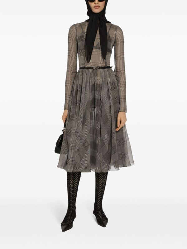 Dolce & Gabbana  check-pattern dress - Image 2