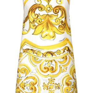 Dolce & Gabbana Majolica-print silk minidress