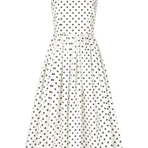 Dolce & Gabbana polka-dot cotton midi dress
