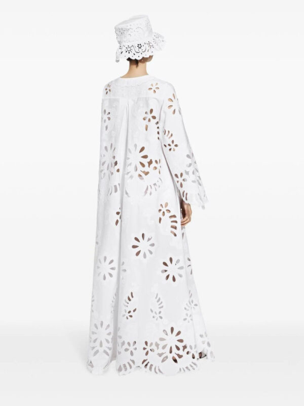 Dolce & Gabbana  cut-out cotton kaftan dress - Image 4