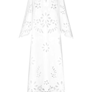 Dolce & Gabbana cut-out cotton kaftan dress