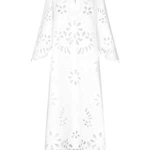 Dolce & Gabbana cut-out cotton kaftan dress