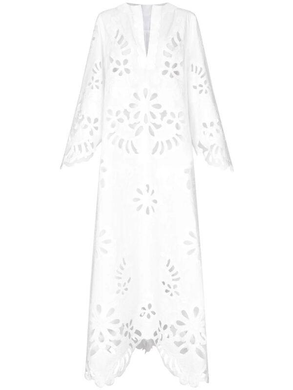 Dolce & Gabbana  cut-out cotton kaftan dress