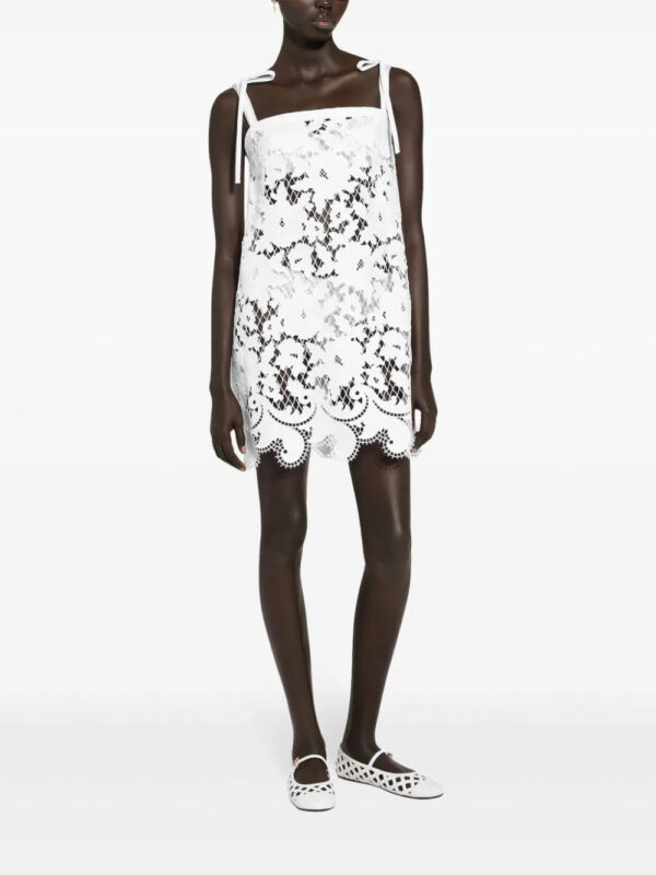 Dolce & Gabbana  embroidered mesh minidress - Image 3