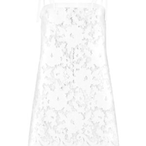 Dolce & Gabbana embroidered mesh minidress