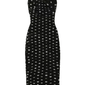 Dolce & Gabbana  polka-dot tulle midi dress
