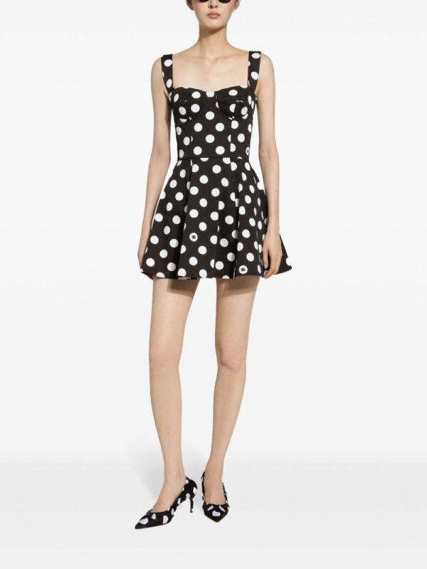 Dolce & Gabbana polka-dot corset minidress - Image 2