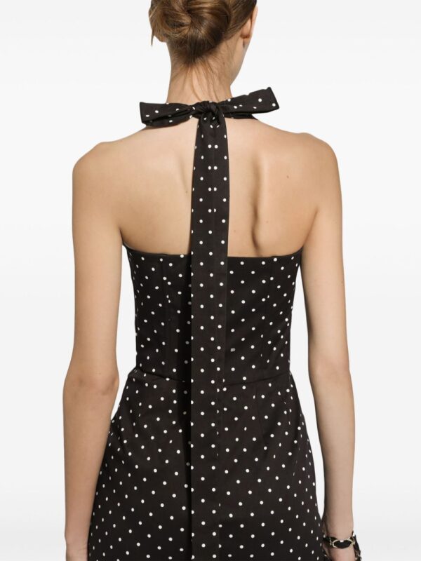 Dolce & Gabbana polka-dot corset minidress - Image 6