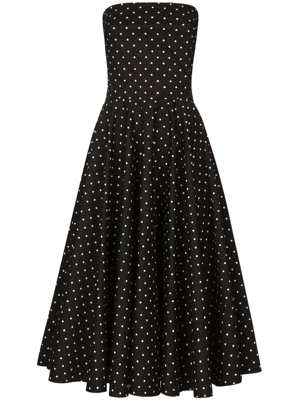 Dolce & Gabbana polka-dot midi dress