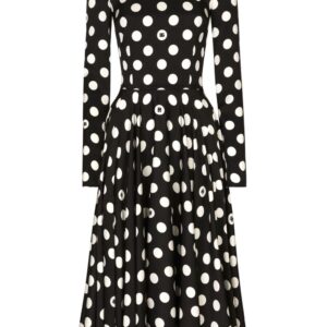 Dolce & Gabbana polka-dot midi dress