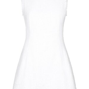 Dolce & Gabbana tweed sleeveless minidress
