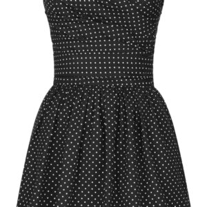 Dolce & Gabbana polka-dot bustier minidress