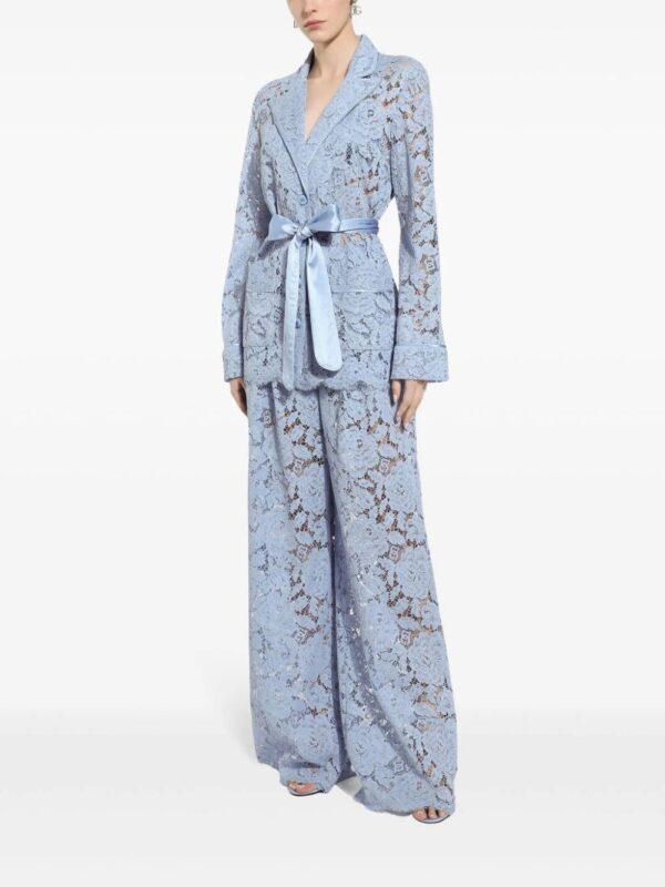 Dolce & Gabbana  lace wide-leg trousers - Image 2