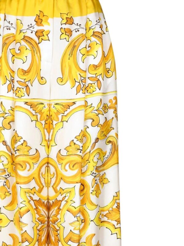 Dolce & Gabbana  wide-leg silk trousers - Image 2