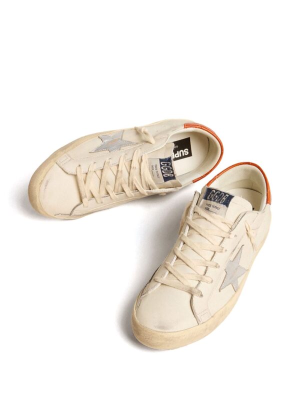 Golden Goose Super Star panelled leather sneakers - Image 4