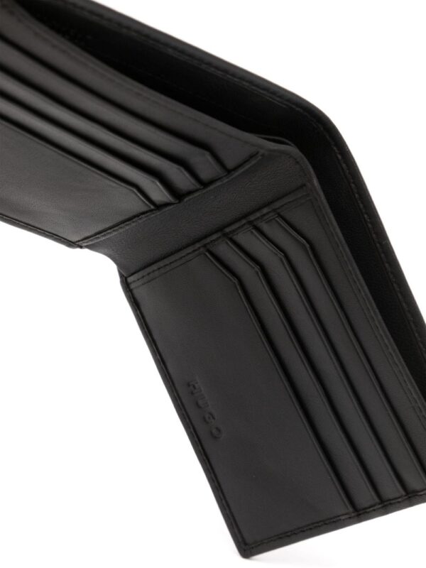 HUGO logo-lettering bi-fold leather wallet - Image 3