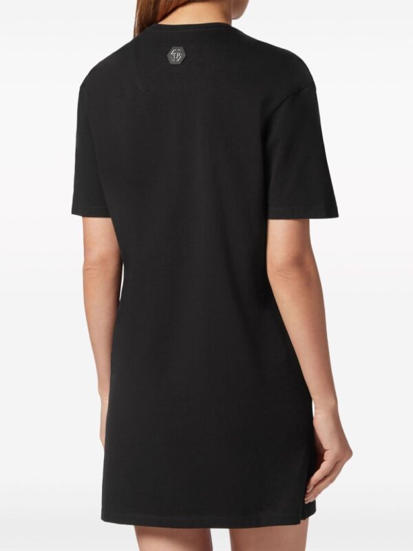 Philipp Plein crystal embellished logo dress - Image 3